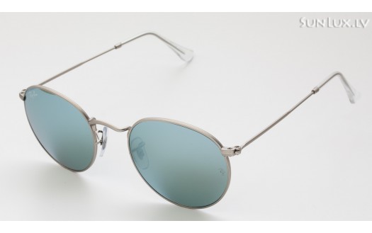 Ray-Ban Round Flash Lenses (RB3447 019/30 50mm) saules brilles